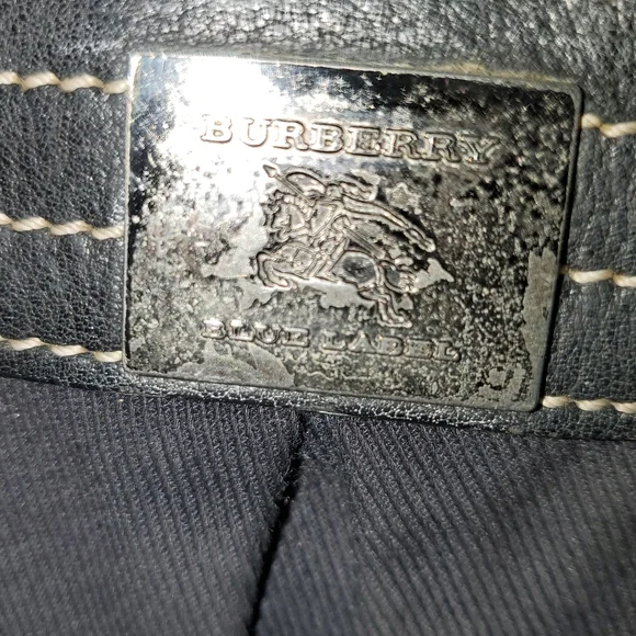 Burberry Auth.Vintage Shoulder Bag Blue Label
